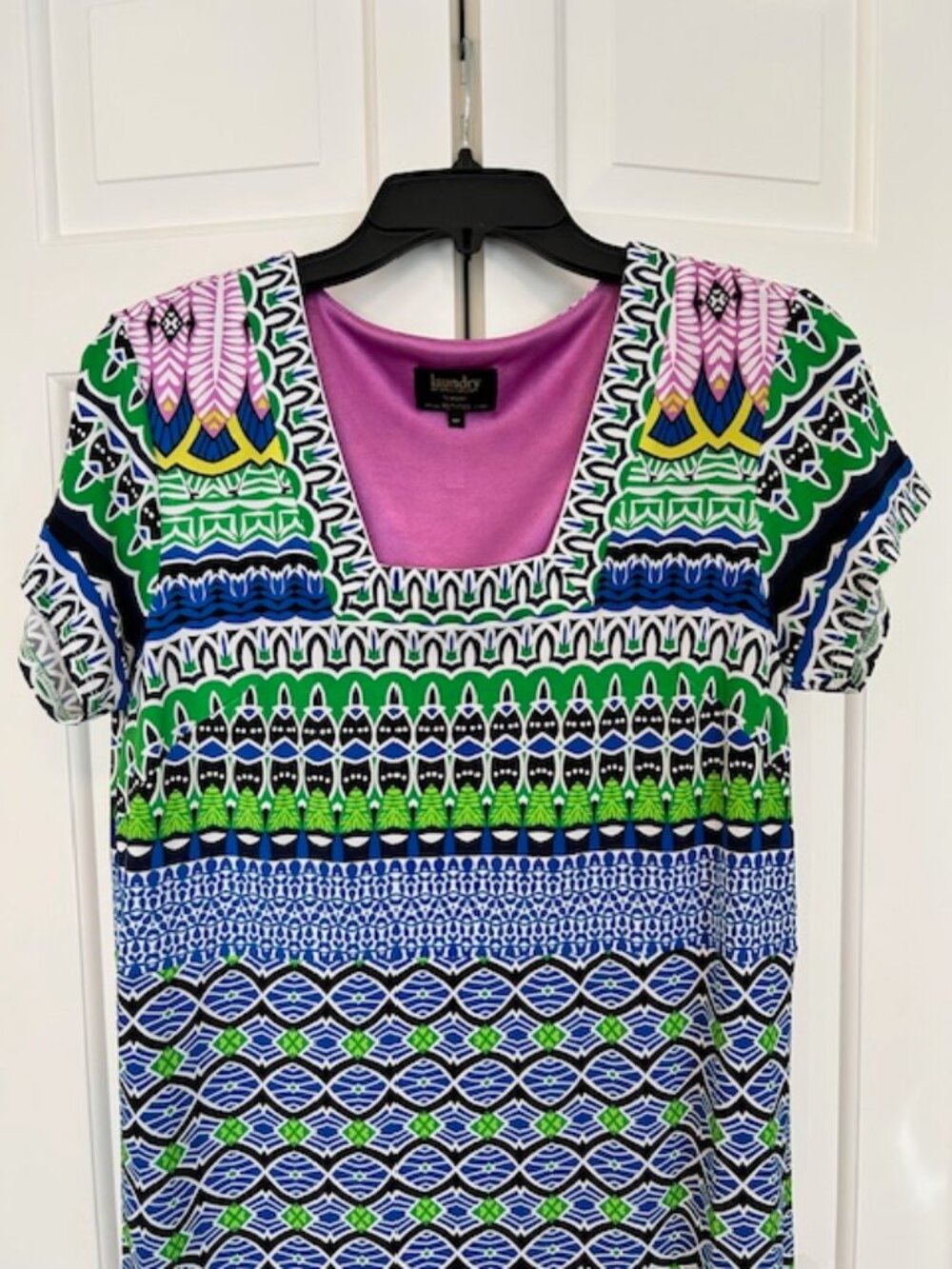 Laundry by Shelli Segal Geometric Print Shift Dress | Size MP - Picture 2 of 8